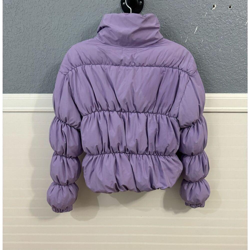 Judith March Purple Puffer Jacket - Picture 5 of 8